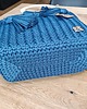 torebki do ręki Dostępna od ręki ręcznie robiona torebka w kolorze jeansowym 5