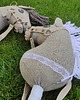 zabawki - inne Hobby Horse, lniany koń na kiju boho, A4, zabawka 1