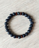 biżuteria męska Bransoletka męska lawa wulkaniczna i drewno 2