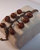 bransoletki wire wrapping Bransoletka gałązka z piaskiem pustyni 1