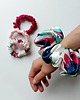 gumki do włosów Mozaika multikolor - zestaw jedwabnych scrunchie 2