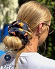 gumki do włosów Scrunchie XXL - Midnight Magic 1