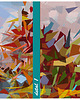 obrazy Grafika na płótnie-DRZEWO ORIGAMI- 150x60cm 3