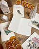 kartki scrapbooking Retro, kolażowe kartki świąteczne - zestaw 5 szt 3