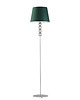 lampy podłogowe Czarna lampa stojąca do salonu SEUL 1