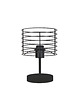lampy stołowe Czarna lampka stołowa z  drucianym kloszem w stylu loftowym LUKKA LOFT 5