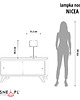 lampy stołowe Lampka stołowa w stylu skandynawskim NICEA ECO z fornirowym abażurem 4