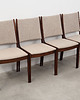 krzesła Komplet czterech krzeseł tekowych, lata 70, duński design, Johannes Andersen 1