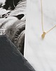 złote naszyjniki Gold Plated Matt Cat Necklace 1