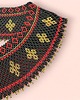 kolie Łemkowska krzywulka / kolia folkowa rękodzieło vintage naszyjnik retro 1