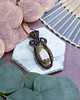 wisiory Miedziany wisiorek wire wrapping z unakitem #522 3