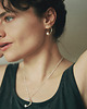 wisiory PEARL / glossy silver necklace with white pearl 3