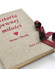 notatniki i albumy Historia Waszej Miłości A4 lniana księga personalizowana 3