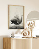 plakaty Plakat Vintage Wieloryb 3