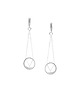 kolczyki srebrne MINIMAL earrings MAXI / silver 1