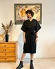 sukienki midi Sukienka TRISHA / czarna z wełną 3