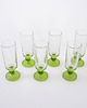 szklanki i kieliszki Zestaw sześciu kieliszków, włoski design, lata 70, produkcja: Włochy 3