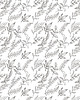 akcesoria różne papier do pakowania - floral 023 white 3
