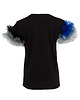 t-shirt damskie T-shirt z tiulem 1