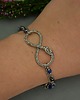 bransoletki wire wrapping Bransoletka nieskończoność niebieski apatyt wire wrapping 2