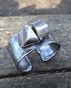 bransoletki wire wrapping Krzemień pasiasty - bransoletka regulowana 4