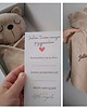 akcesoria na chrzest Misiu - personalizowana pamiątka narodzin, chrztu  kolory  haft 5