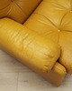 sofy i szezlongi Sofa skórzana żółta, włoski design, lata 60, B&B Italia, Tobia Scarpa 4