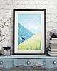 plakaty Pireneje - vintage plakat 50x70 cm 2