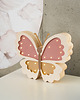 lampy do pokoju dziecka Drewniana Lampka Motyl Niebieski 5