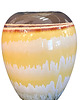 wazony Ceramiczny wazon w stylu Boho, Staffel Limburg, Niemcy lata 70. 6