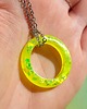 wisiory Naszyjnik- Neon Lime 2