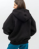 bluza z kapturem damska Bluza z kapturem na zamek ,,IKBAL" czarny 2