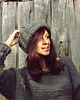 czapki damskie Szara czapka beanie  z wełną Hand Knit 1