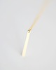 złote naszyjniki 16k Gold Plated Vertical Bar Necklace 3