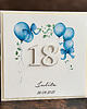 kartki scrapbooking Personalizowana kartka na 18. urodziny - kolekcja BE HAPPY!, BH 46 1