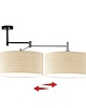 plafony Regulowana lampa sufitowa w stylu boho RANGUN BOHO 6