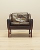 fotele Fotel palisandrowy, skandynawski design, lata 60, Fredrik Kayser, Vatne M 1