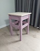 stołki Własnoręcznie malowany handmade taboret w pastelowych kolorach art deco 3