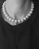 korale Naszyjnik choker ROOTS kamień rzeczny kule 12 mm 1