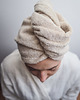 dodatki - łazienka - różne Lniany turban frotte natural 7
