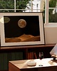 plakaty Minimalistyczny plakat poziomy  Spacer nocą - Kolaż Fine Art 1