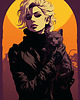 plakaty Portret Czarownicy - Plakat - Druk - Czarownica, Wiedźma, Halloween #3 1