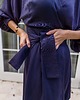 sukienki mini damskie Sukienka kimonowa Elis granat 1