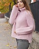 swetry damskie  Sweter w różu 4