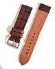 zegarki różne Pasek do zegarka  rozm: 20mm ciemno brązowy krok 1