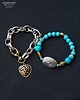 bransoletki z kamieni naturalnych Komplet modnych bransoletek boho oryginalny PREZENT handmade 3w1! 8
