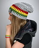 czapki damskie Czapka Rasta 01 - JASNA SZARA 2