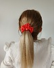 gumki do włosów Satynowa gumka satynowa scrunchie owijka frotka pomarańcz MINI 3