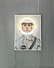 grafiki i ilustracje Retro Plakat LED Neon Astronautka w Ramie Vintage Dekoracja Ścienna 5