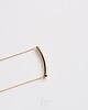 złote naszyjniki 16k Gold Plated Tube Necklace 4